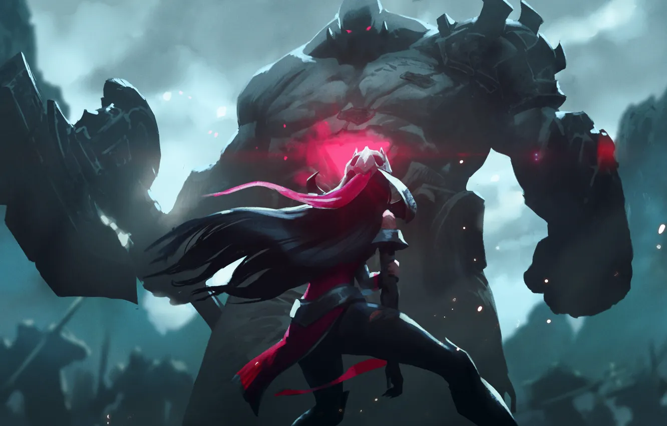 Photo wallpaper being, League of Legends, Irelia, Sion