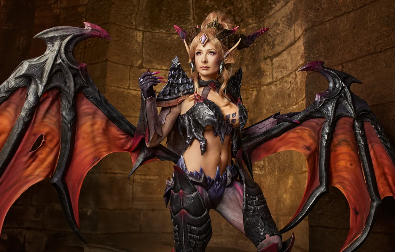 Photo wallpaper cosplay, League of Legends, Zyra, Mikhail Davydov