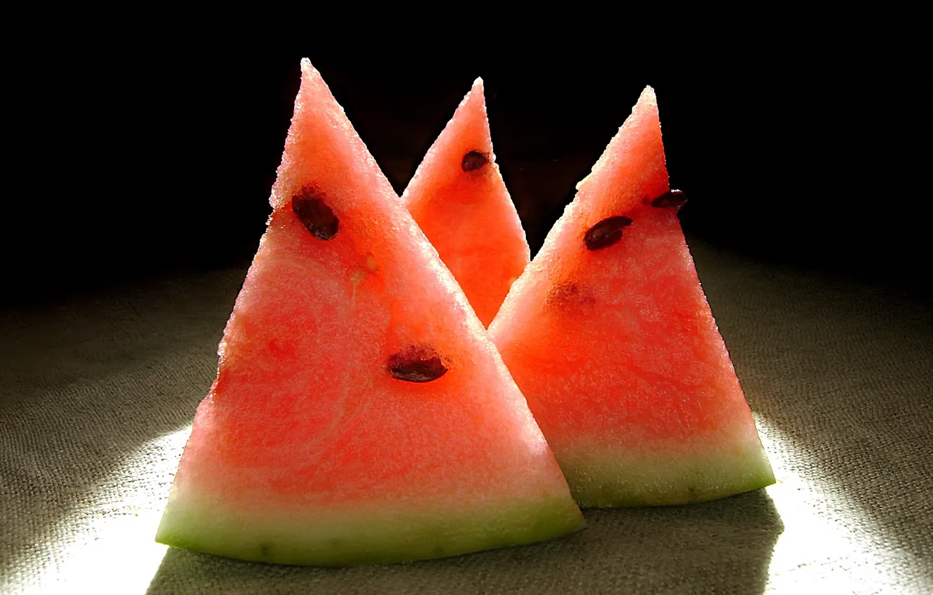 Photo wallpaper food, watermelon, form, tree