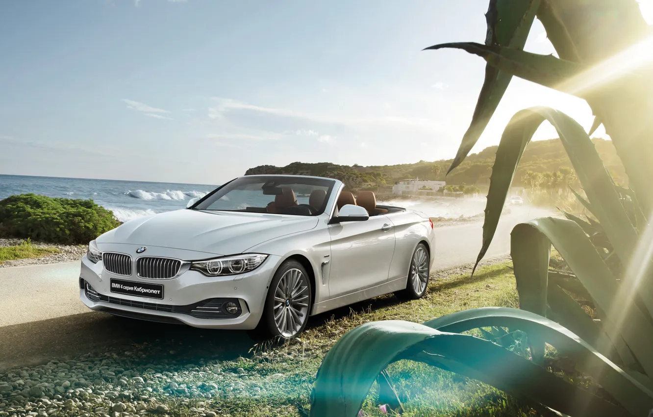 Photo wallpaper BMW, BMW, convertible, Cabrio, 4 Series, 2015