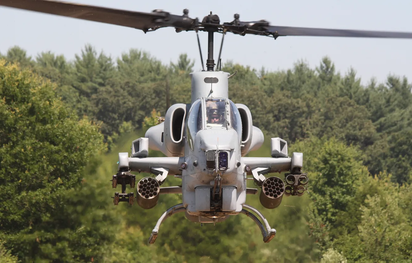 Photo wallpaper helicopter, Cobra, Bell, TAH-1P