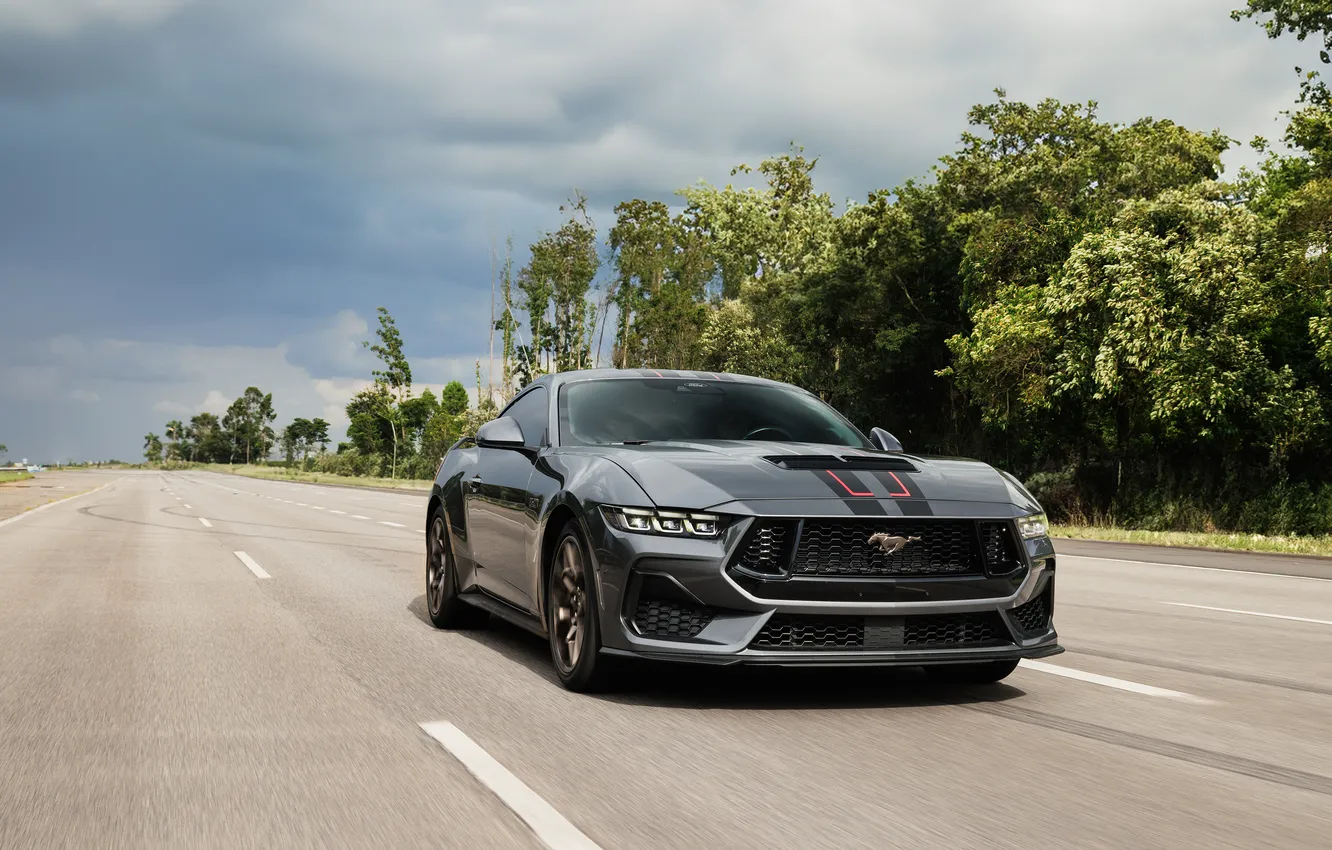 Photo wallpaper Ford, Ford, Brazil, Ford Mustang GT, Mustang GT, 2025, 60th Anniversary, Performance Manual