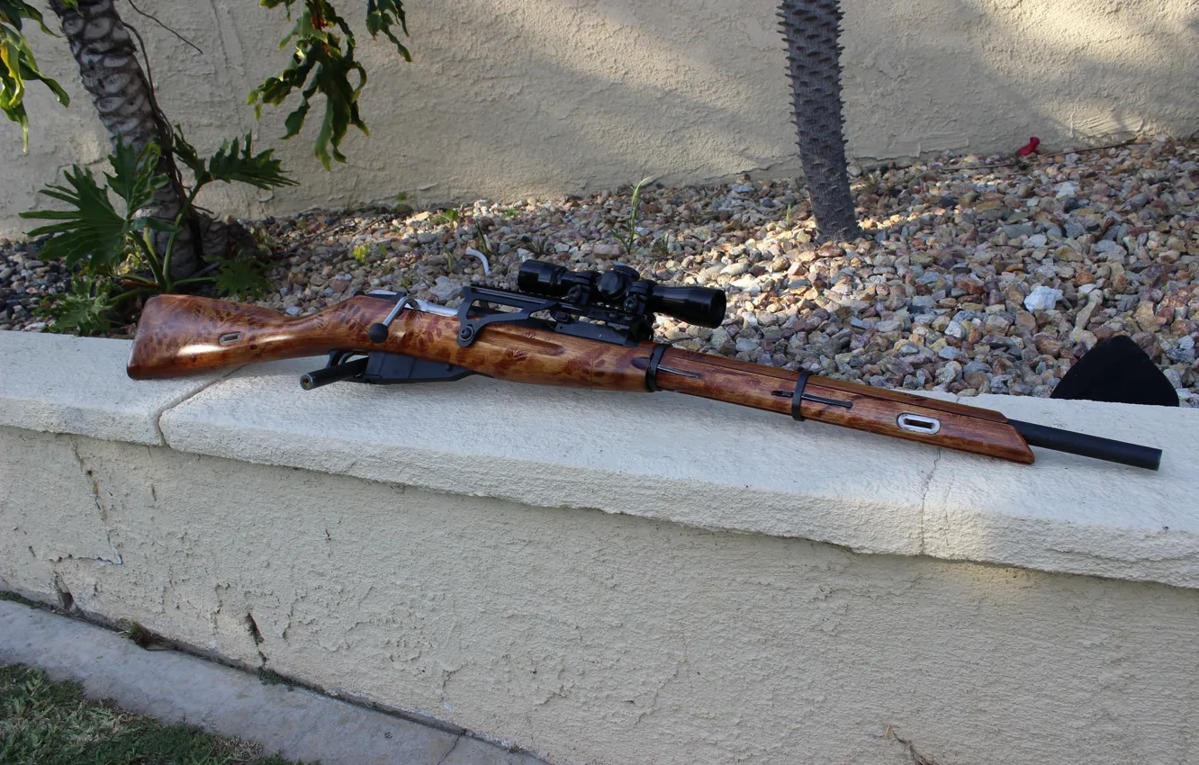 Photo wallpaper weapons, rifle, sniper, Mosin, store