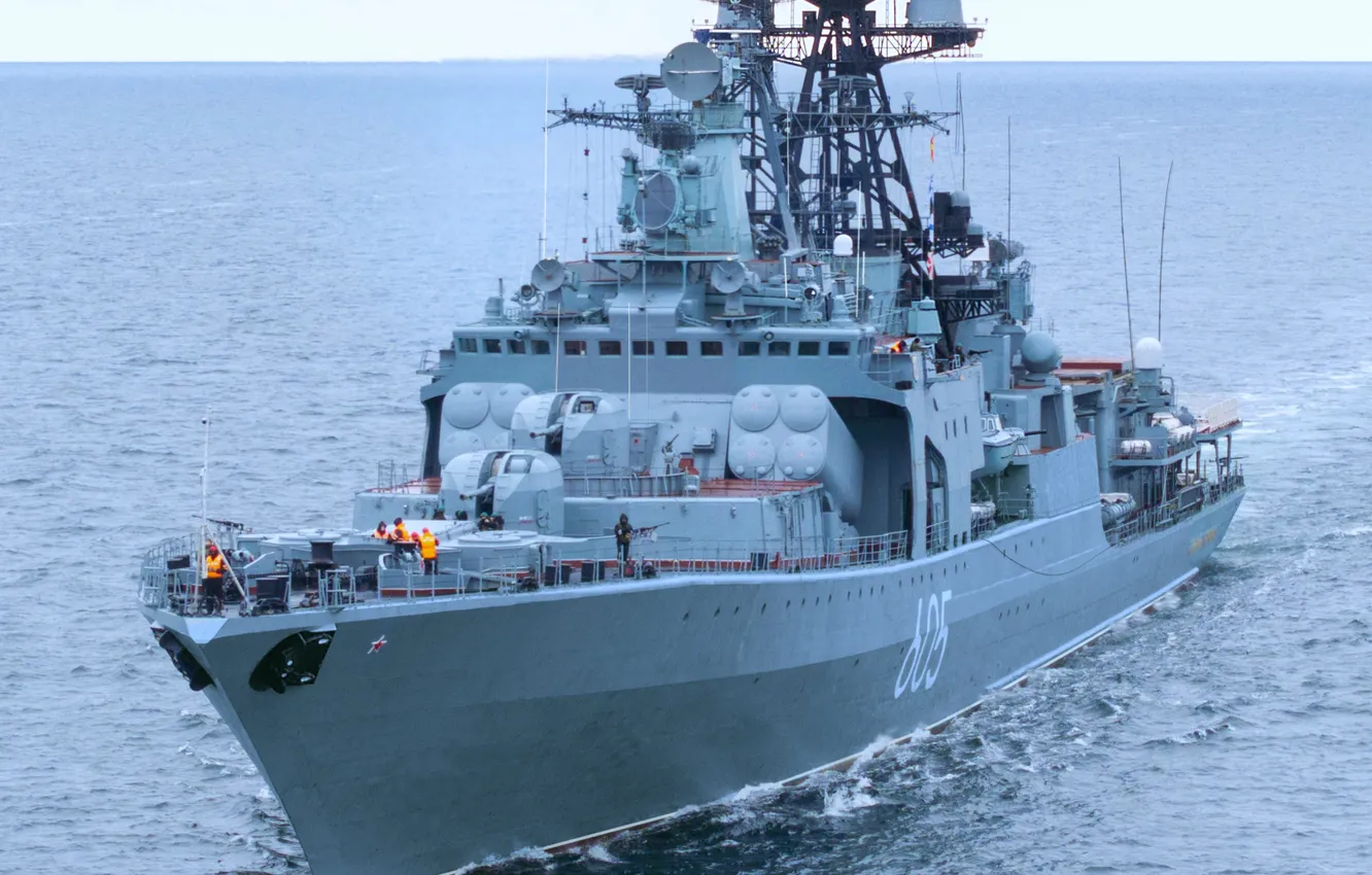 Photo wallpaper BOD, project 1155, Vice Admiral Kulakov