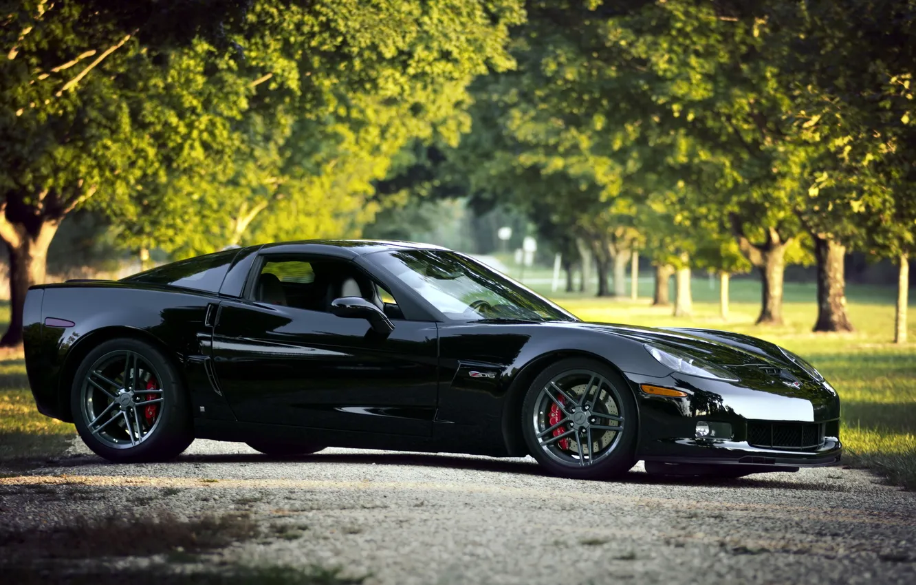 Photo wallpaper machine, background, c6 z06 Vette