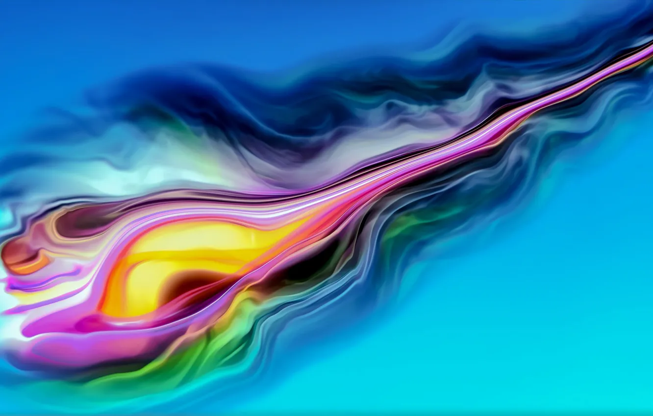 Photo wallpaper smoke, stream, smoke, jet, jet, stream, penetration, the game of color