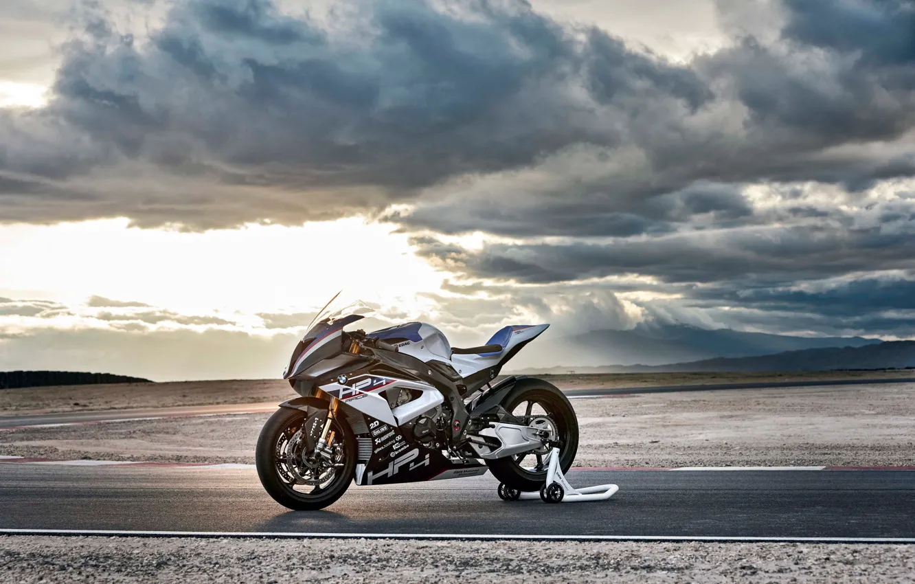 Photo wallpaper BMW, BMW H4 Race, morbike