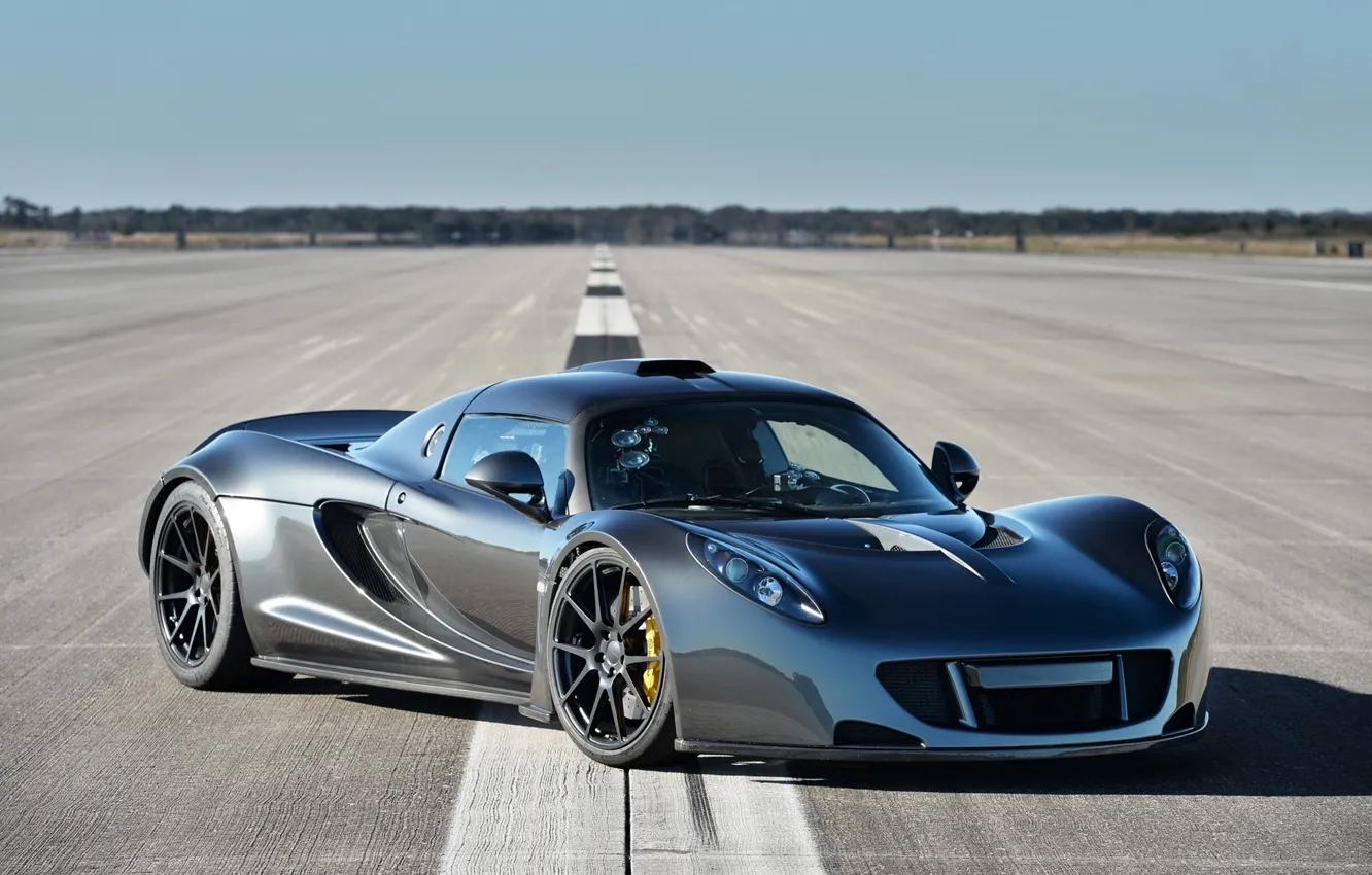 Photo wallpaper background, horizon, supercar, the front, Hennessey, Venom GT, Hennessy, Venom GT