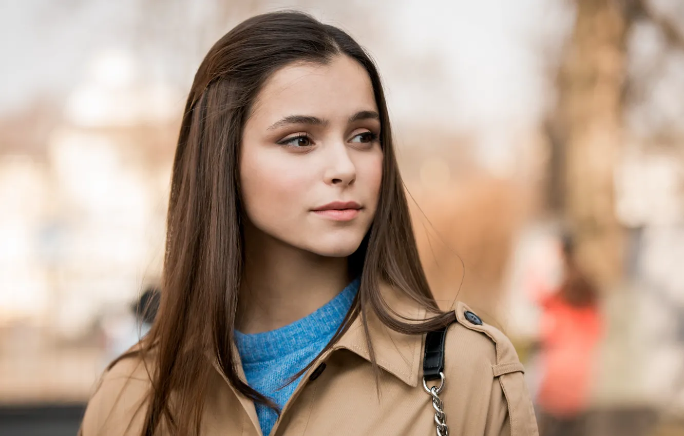 Photo wallpaper look, pose, makeup, actress, Mila Sivaca