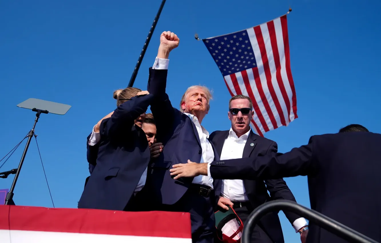 Photo wallpaper USA, President, elections