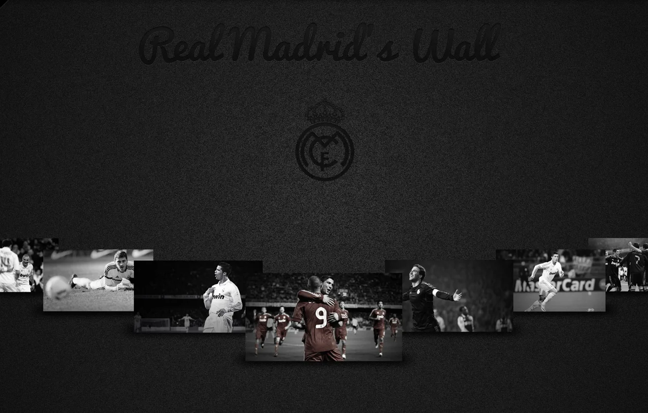 Photo wallpaper wallpaper, sport, logo, photo, football, Real Madrid CF, players