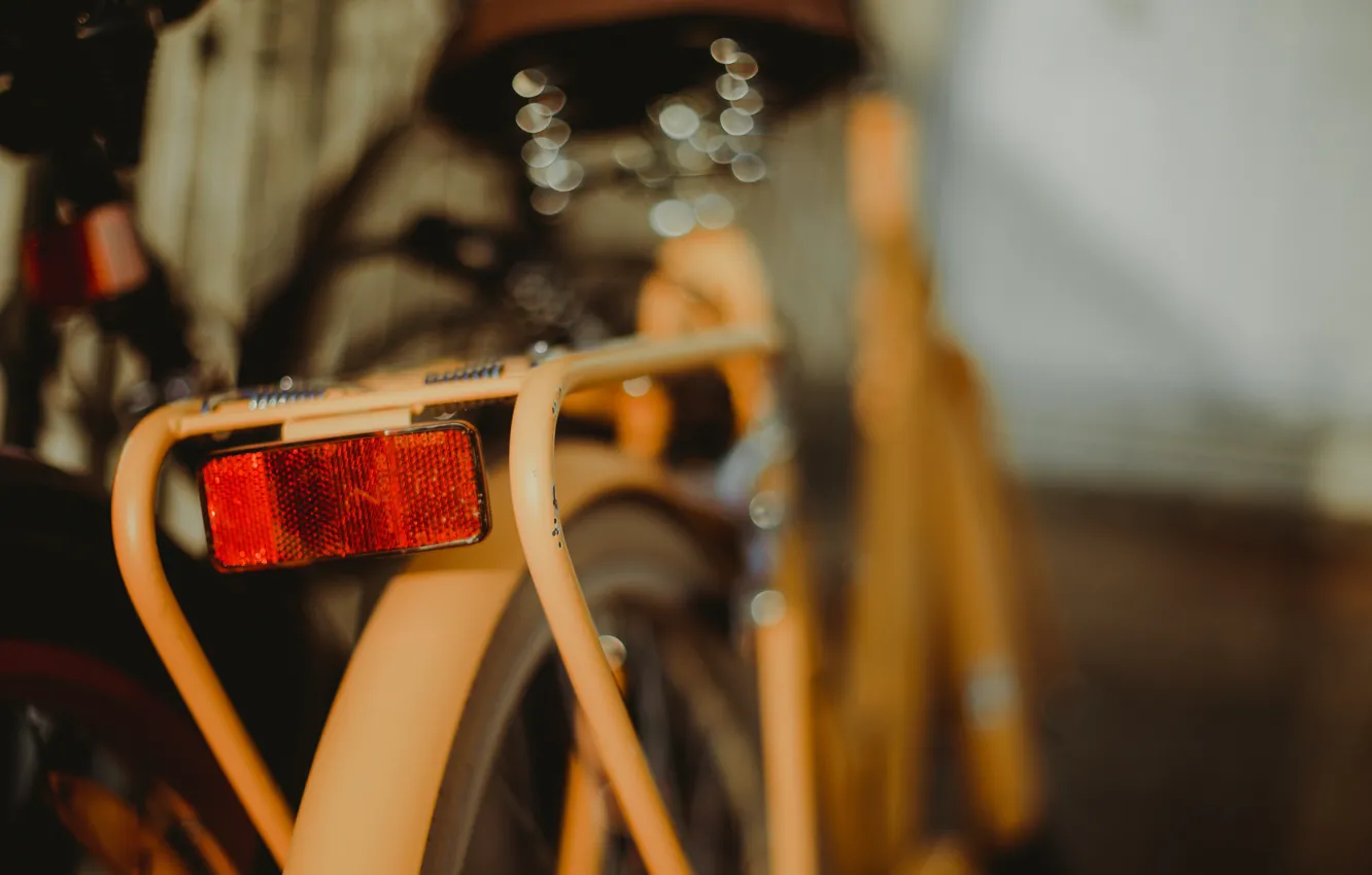 Photo wallpaper bike, background, lantern