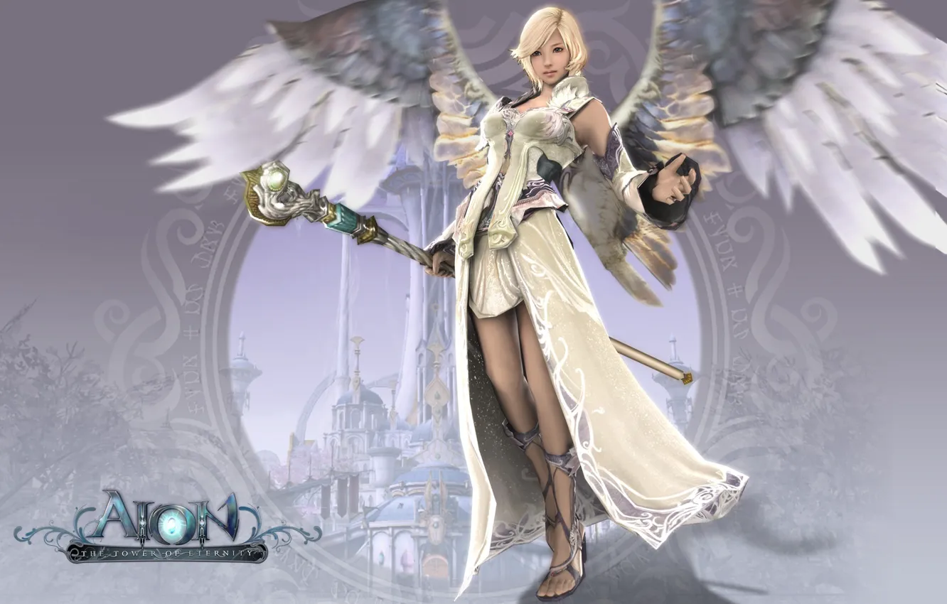 Photo wallpaper the game, angel, warrior, Alon