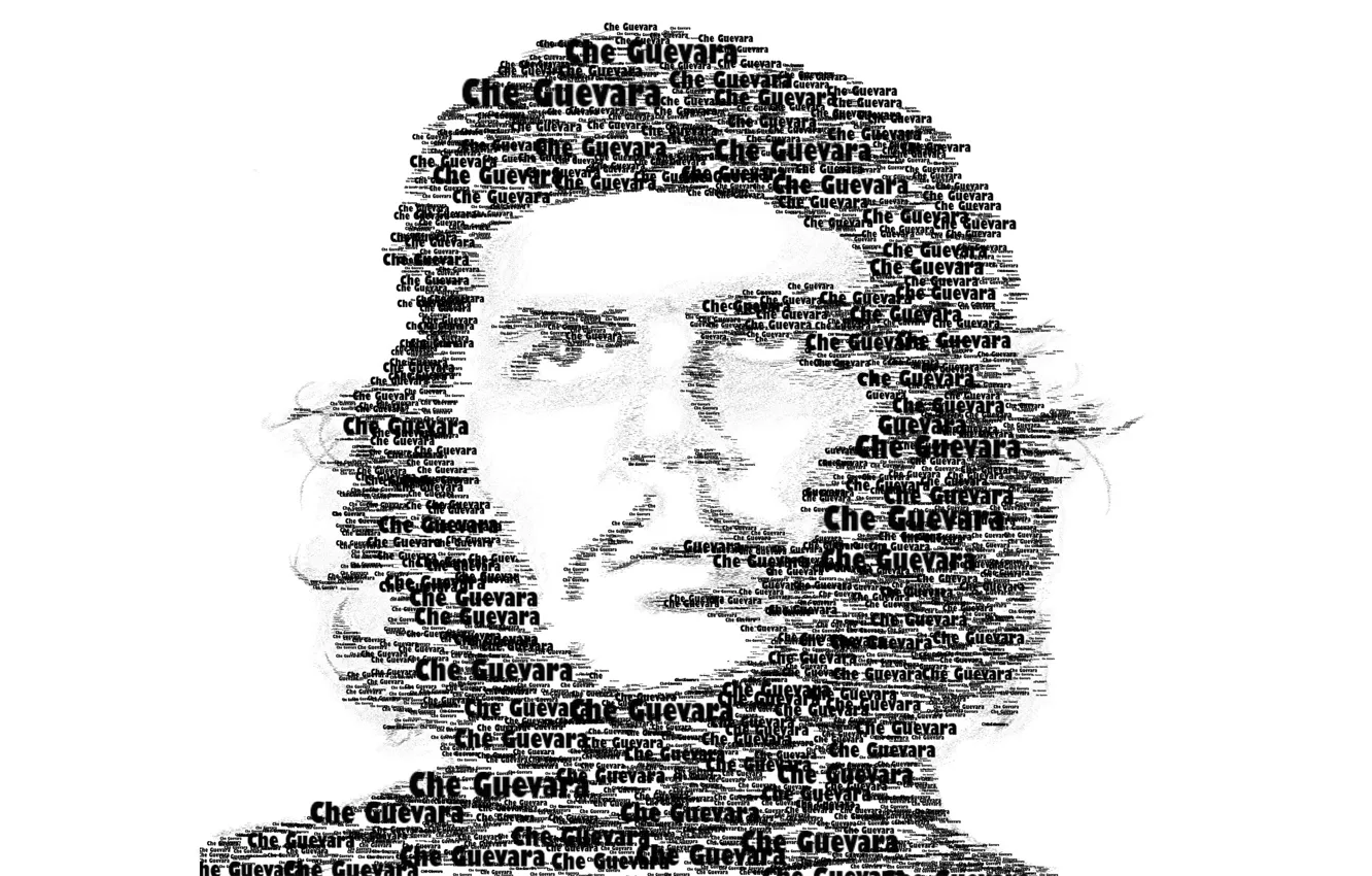 Photo wallpaper revolution, Che Guevara, Cuba