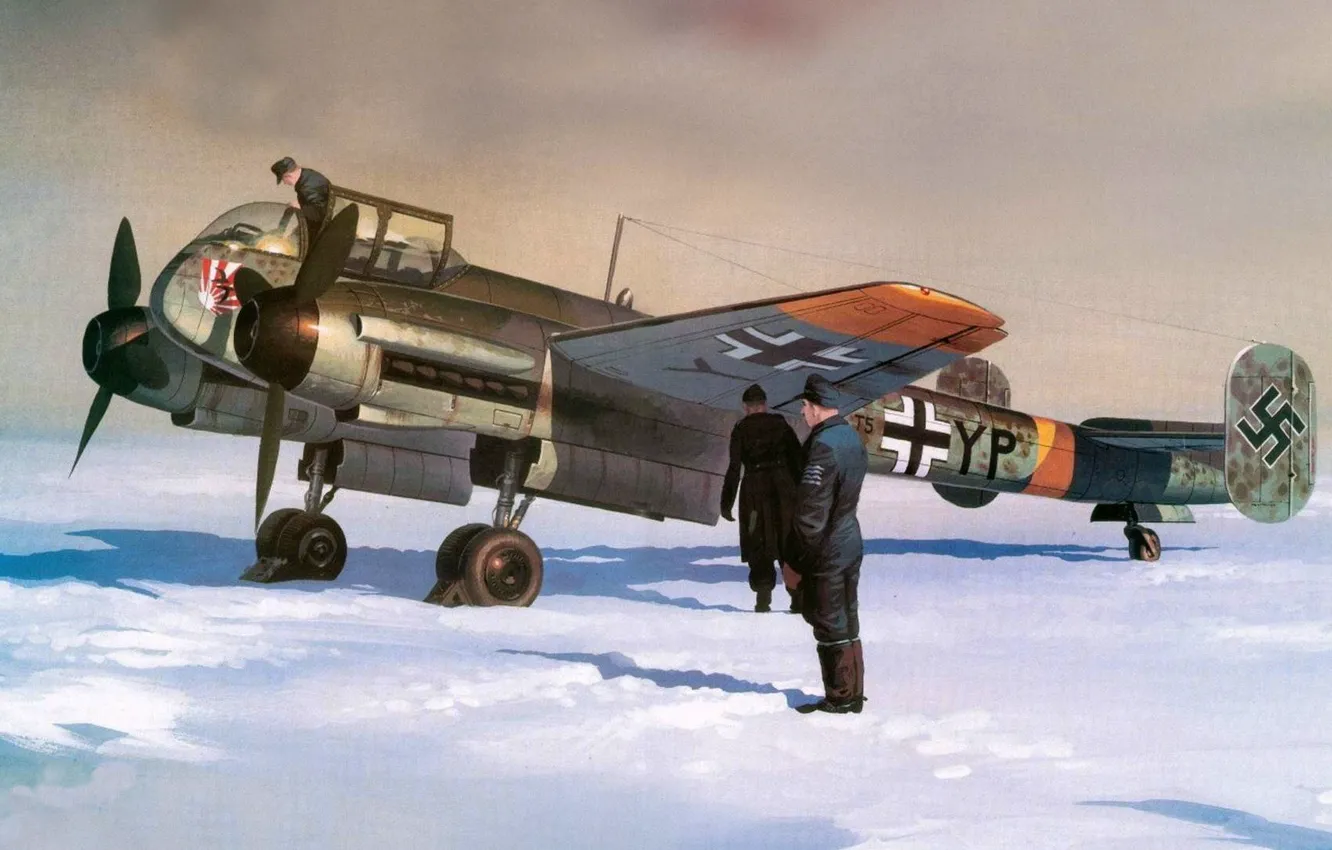 Photo wallpaper figure, art, Arado, Long-range reconnaissance, Ar-240