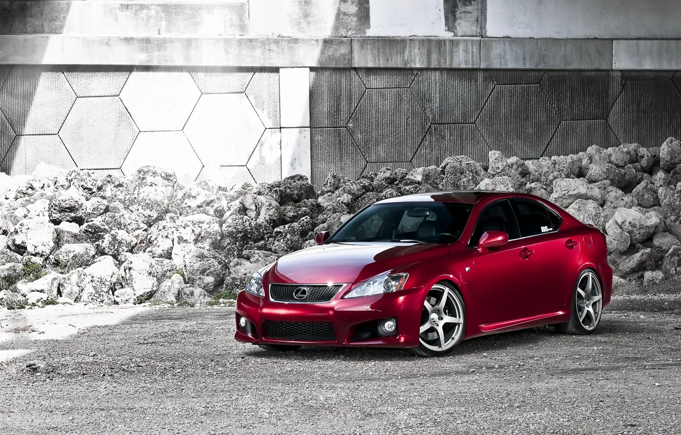 Photo wallpaper red, tuning, lexus, car, Lexus