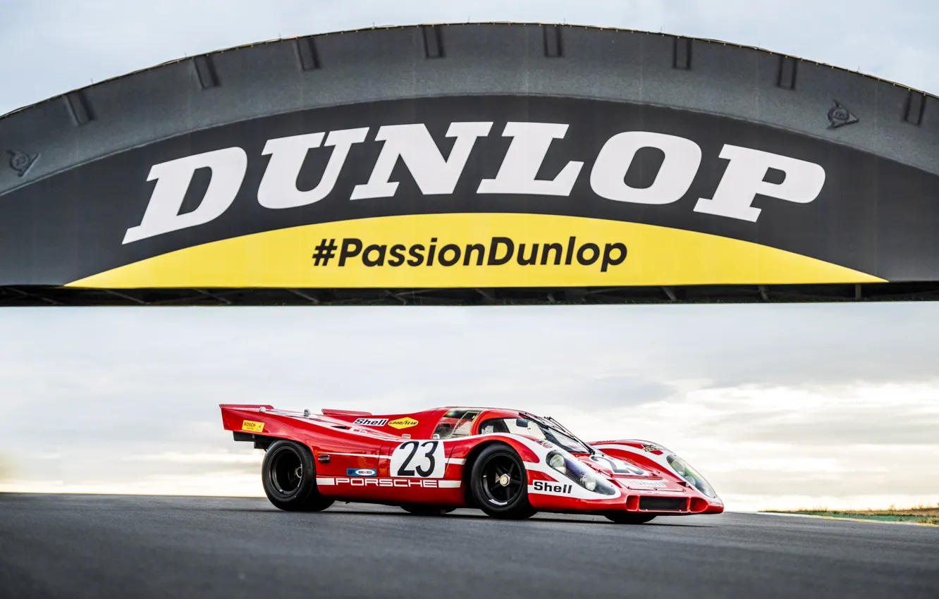 Photo wallpaper Porsche, red, 1970, 917, Porsche 917 KH