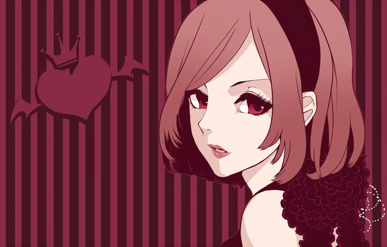 Photo wallpaper look, girl, anime, art, Vocaloid