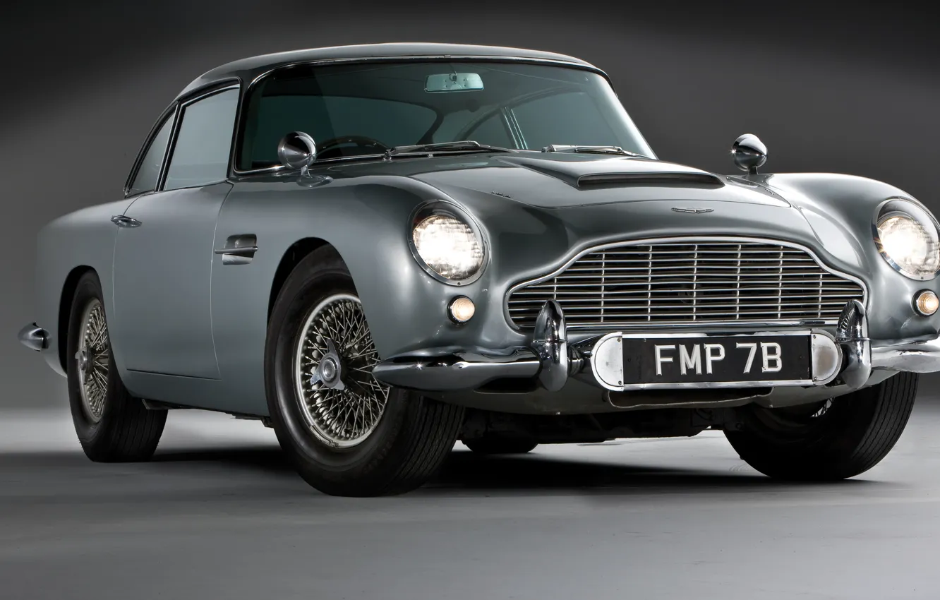 Photo wallpaper grey, Aston Martin, classic, DB5, 1963—1965