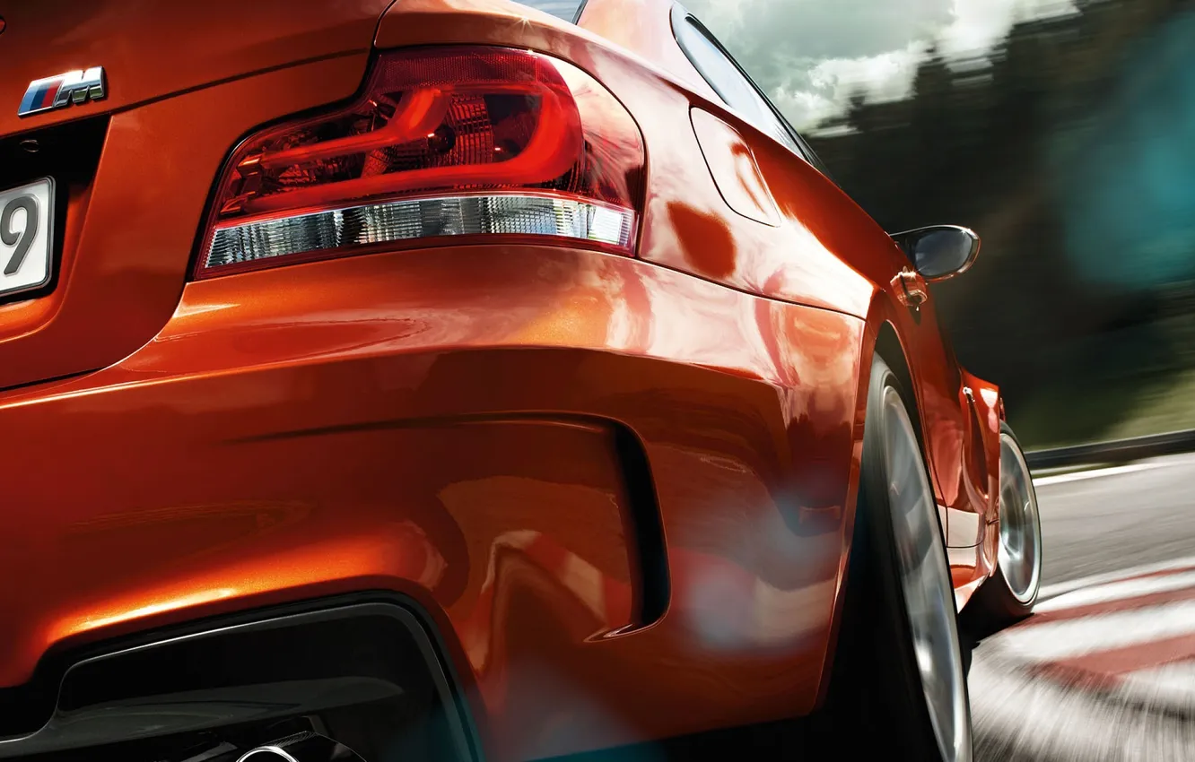 Photo wallpaper orange, ass