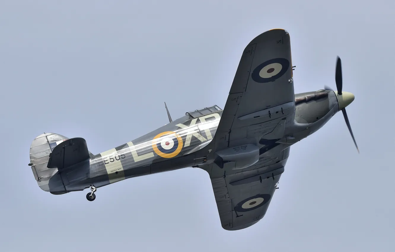 Photo wallpaper Hurricane, Hawker, single-seat fighter