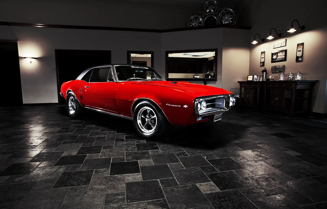 Photo wallpaper muscle car, Pontiac, muscle car, 1967, Pontiac, Firebird, Firebird.