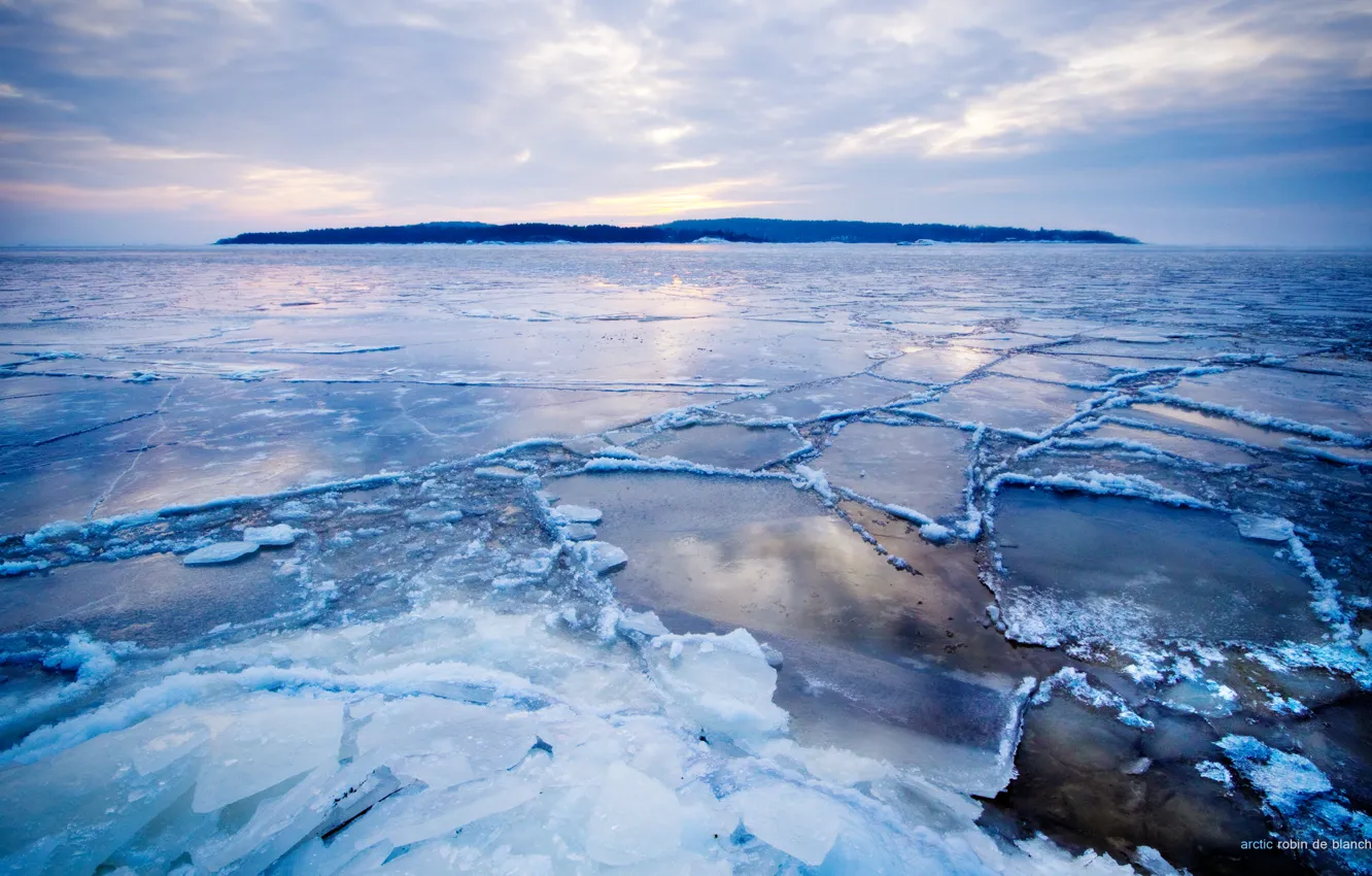 Photo wallpaper cold, ice, Arctic, by Robin De Blanche, Arctic