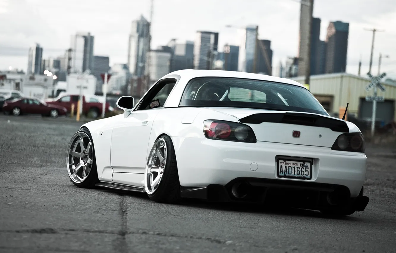 Photo wallpaper USA, Honda, Honda, tuning, S2000, Washington, stance