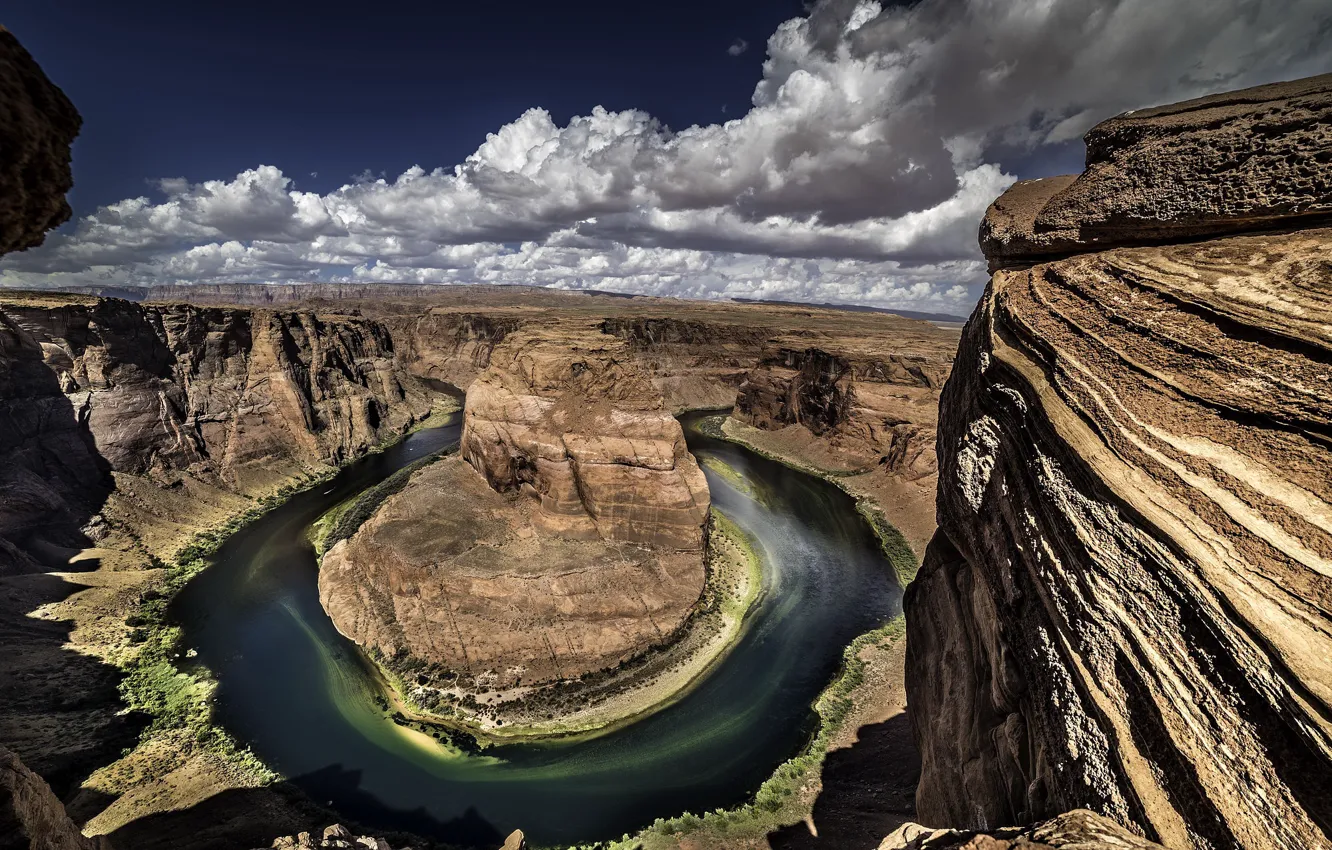 Photo wallpaper nature, Horseshoe Bend, Canyon Colorado River