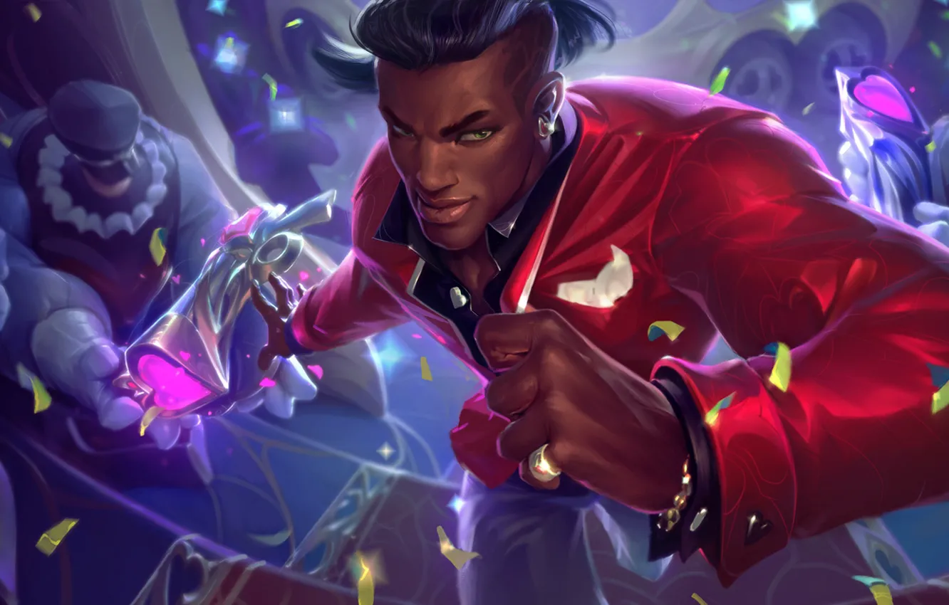 Photo wallpaper the game, fantasy, art, Guild Wars Event Illustration, Christian Fell, HeartBreaker Lucian