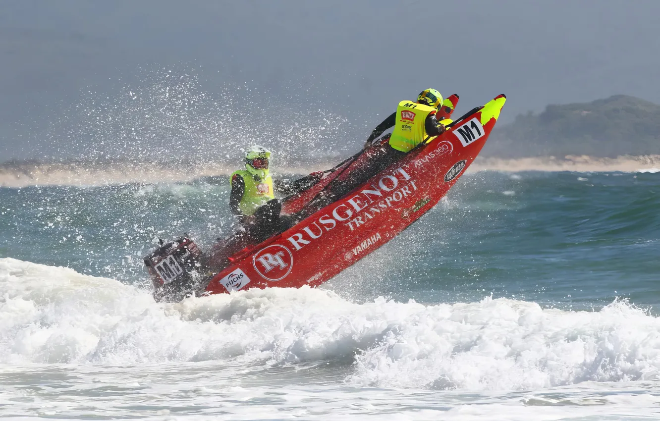Photo wallpaper race, boat, speed