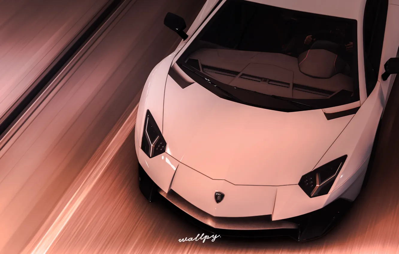 Photo wallpaper Lamborghini, Microsoft, Aventador, Forza Horizon 4, by Wallpy