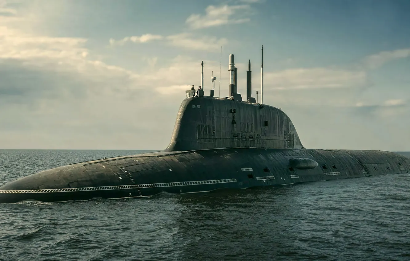 Photo wallpaper submarine, multipurpose, atomic, the project 885