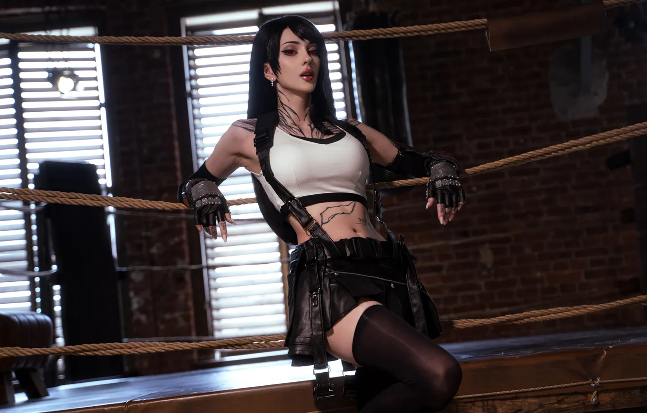 Photo wallpaper stockings, tattoo, tattoo, Final Fantasy, tattoo, cosplay, cosplay, xenon