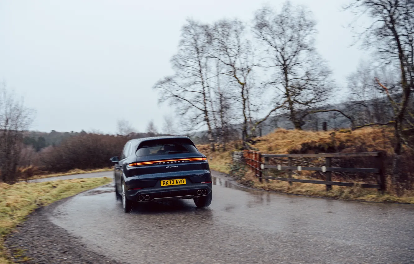 Photo wallpaper Porsche, Cayenne, Porsche Cayenne S