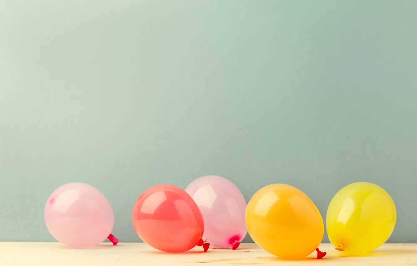 Photo wallpaper balls, background, mood, holiday