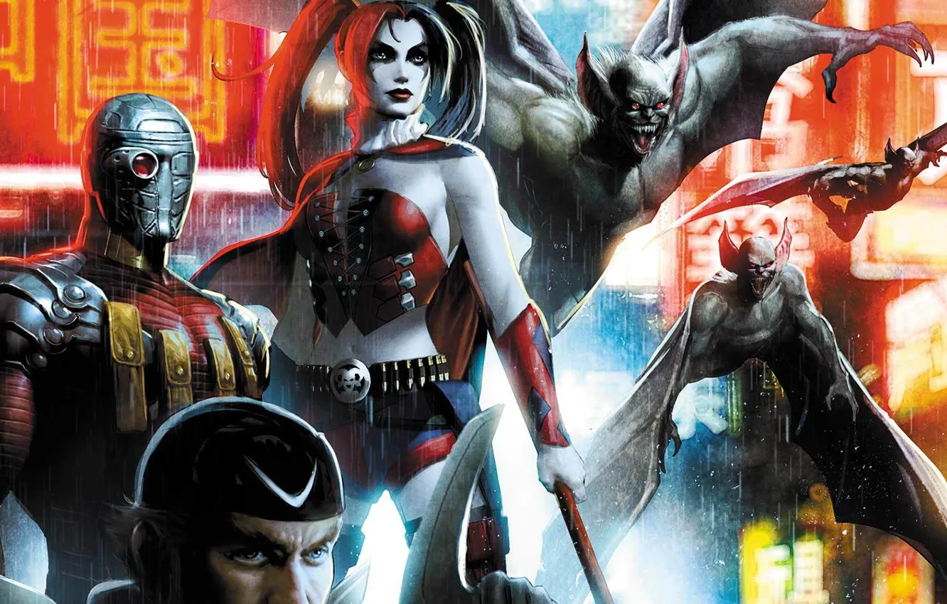 Photo wallpaper the film, comic, Suicide Squad