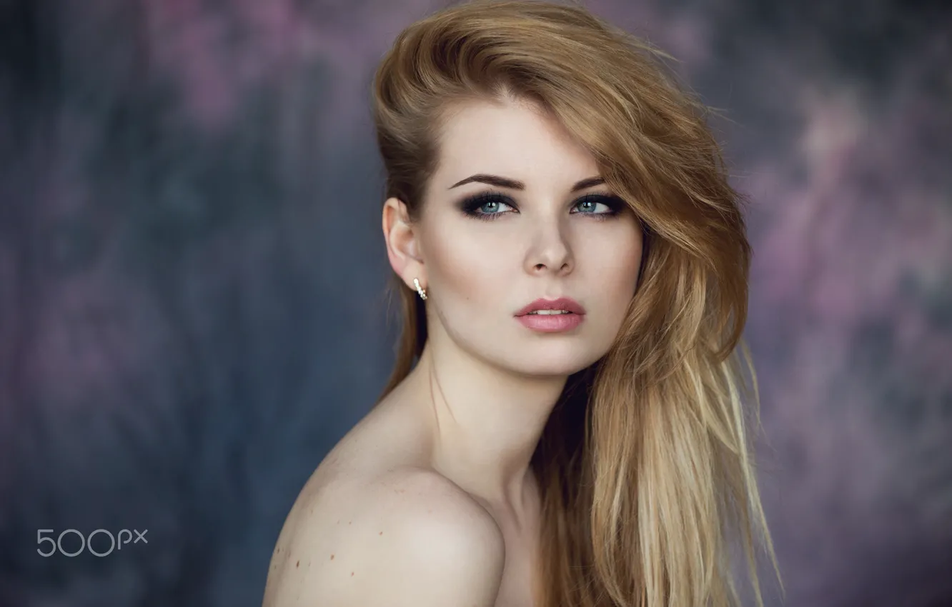 Photo wallpaper look, girl, portrait, Ira