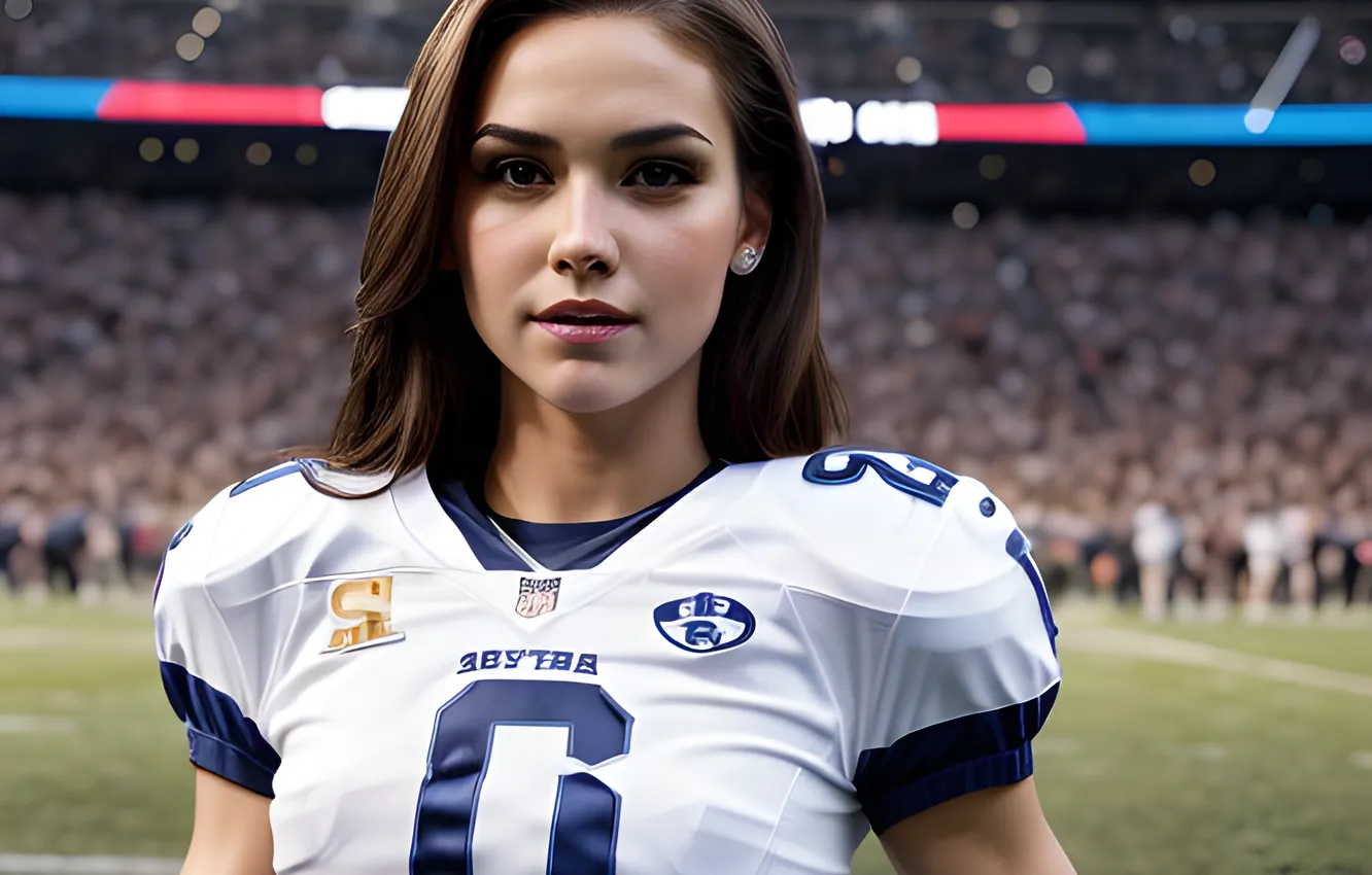 Photo wallpaper girl, beautiful, AI Art