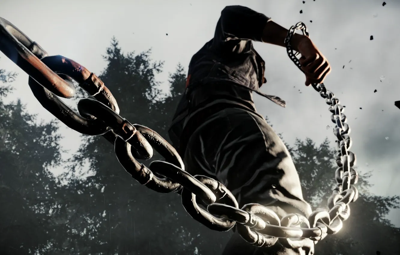 Photo wallpaper nature, chain, guy, inFamous: Second Son, Delsin Rowe, Delsin Rowe, Sucker Punch Productions, Sony Computer …