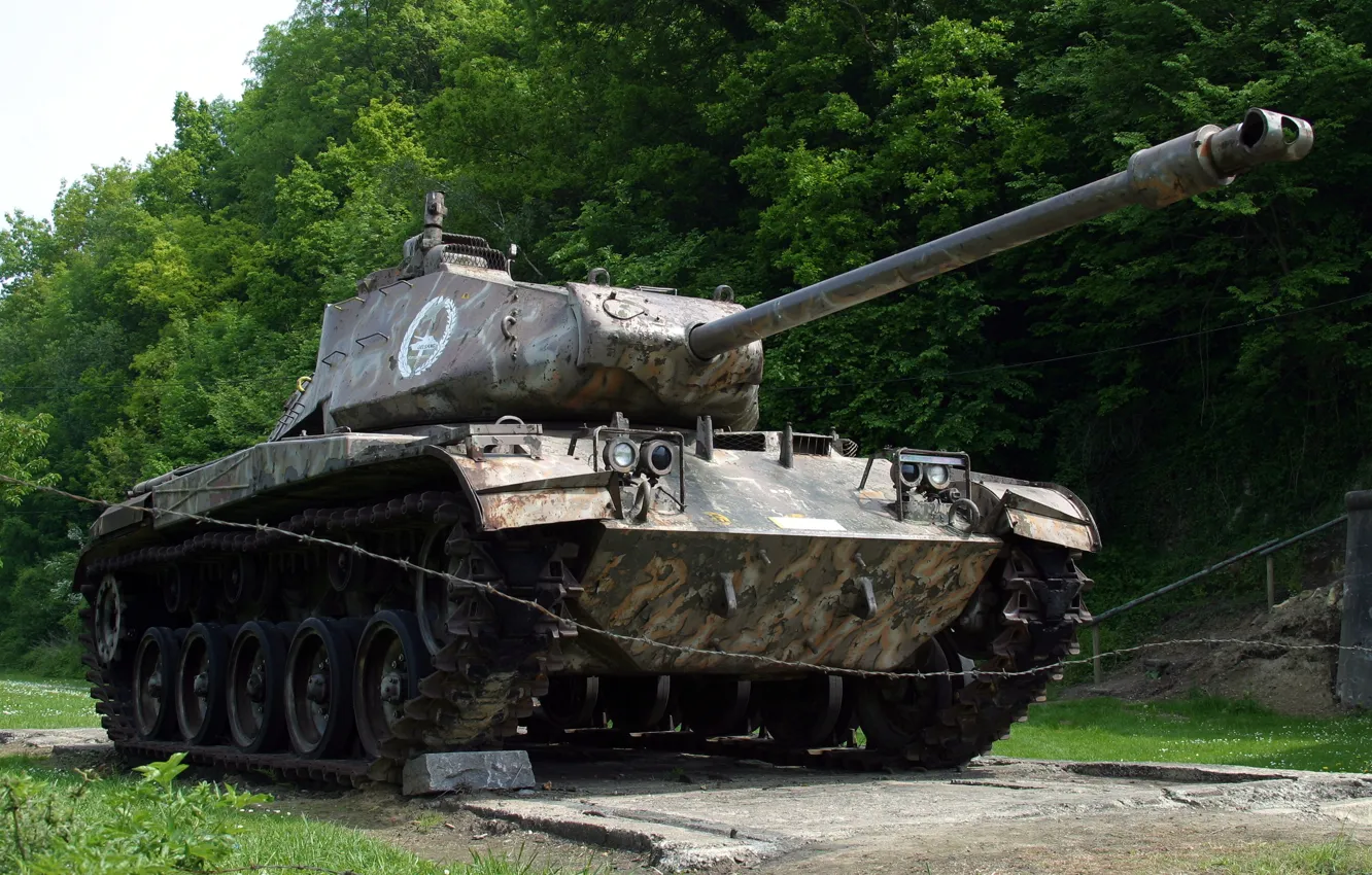 Photo wallpaper light tank, M41, Walker Bulldog