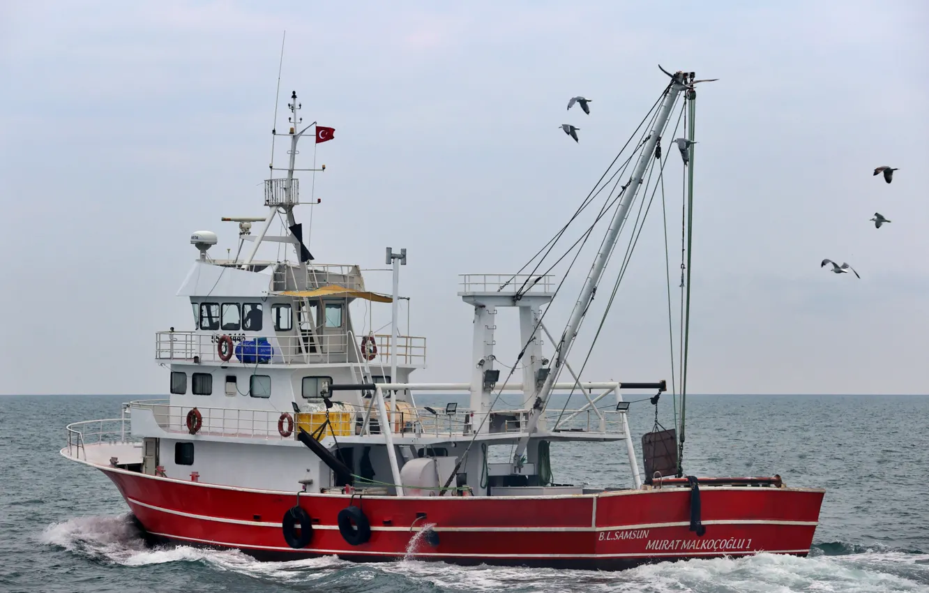 Photo wallpaper fisherman, Turkey, fishing