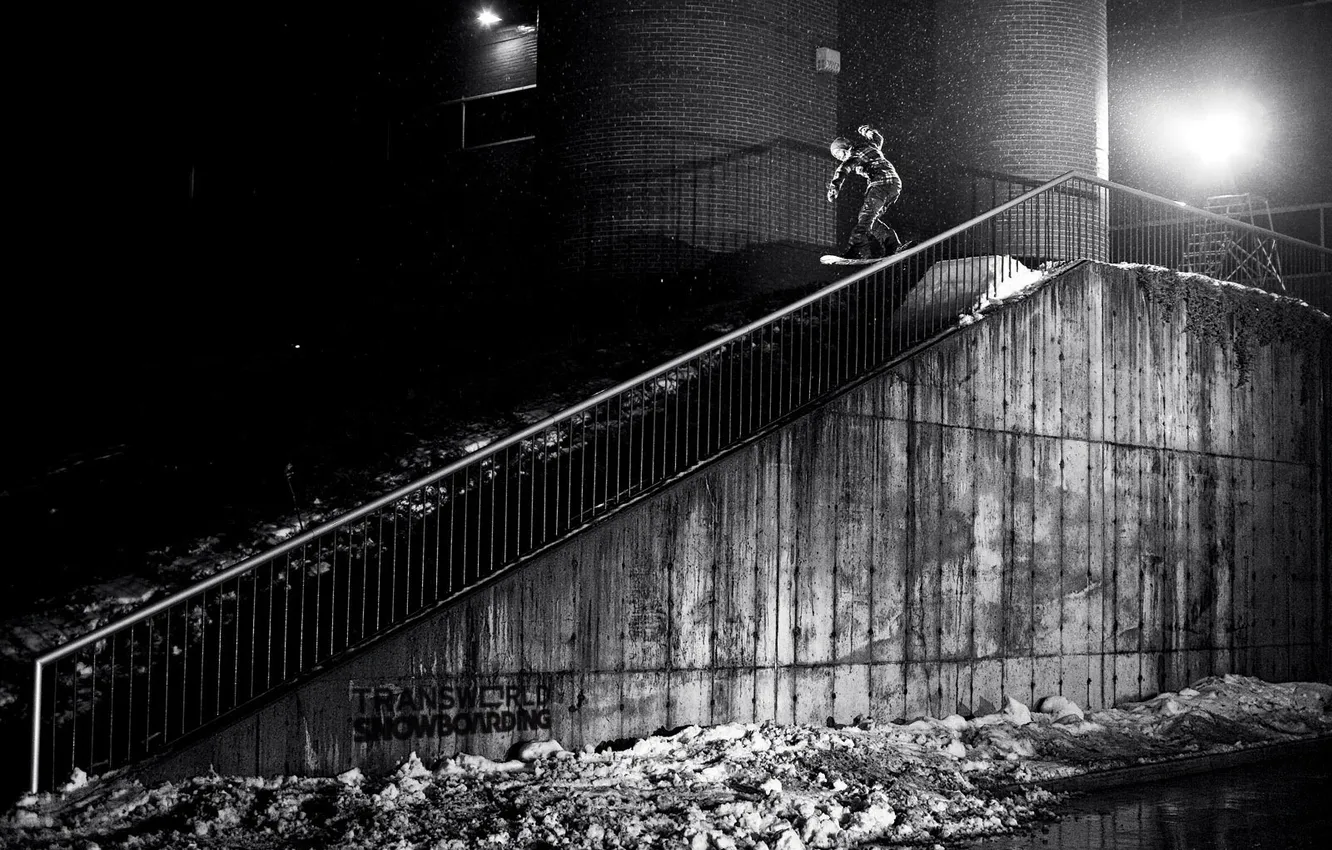 Photo wallpaper Rider, Snowboarder, andy white