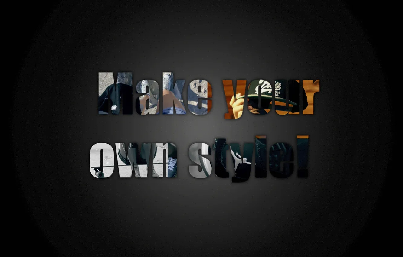 Photo wallpaper text, style, Jordan, longboard