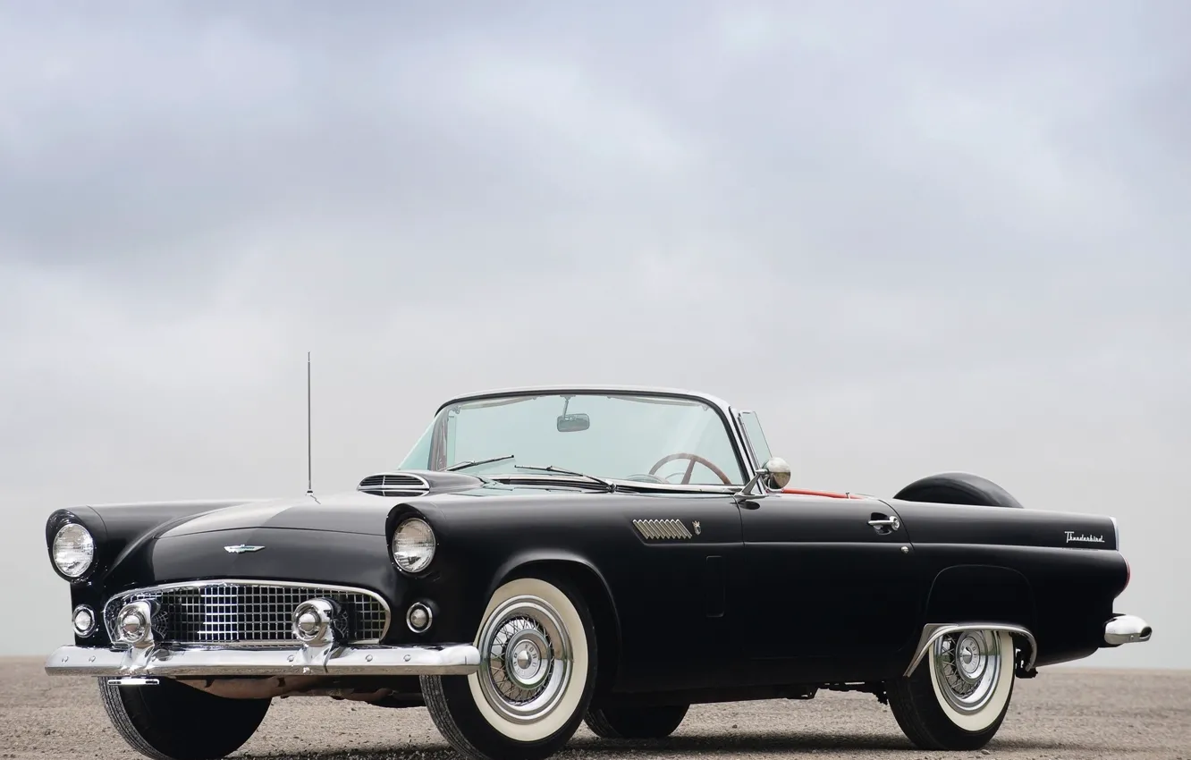 Photo wallpaper Black, Ford, Thunderbird