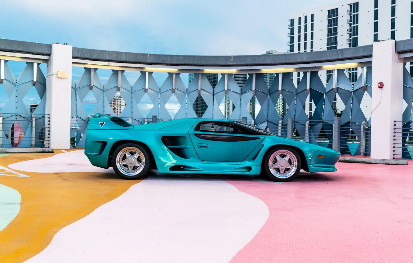 Photo wallpaper Vector, supercar, supercar, Vector, 1992, Vector WX3, Vector Motors Corporation, WX3
