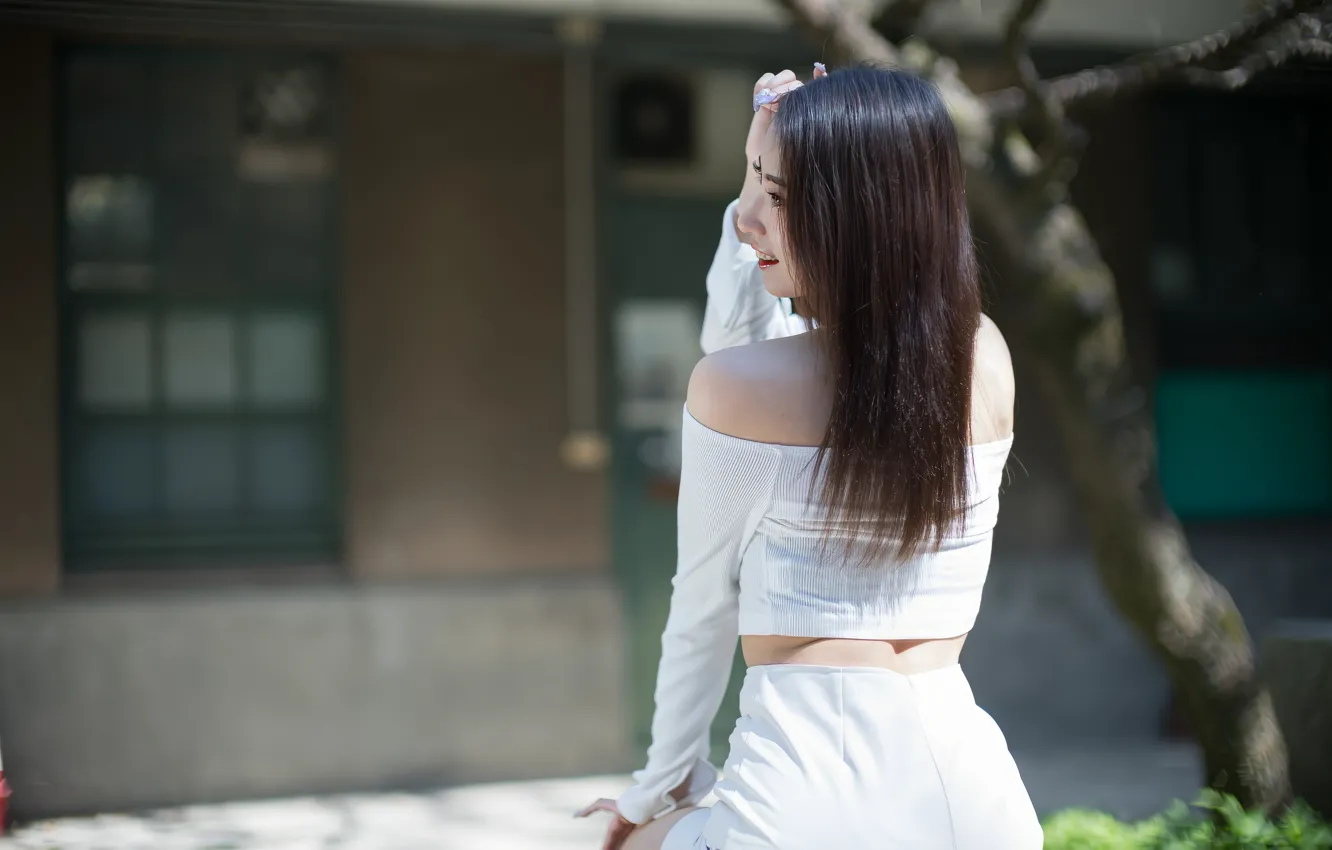 Photo wallpaper China, girl, sexy, girls, woman, model, asian, cute