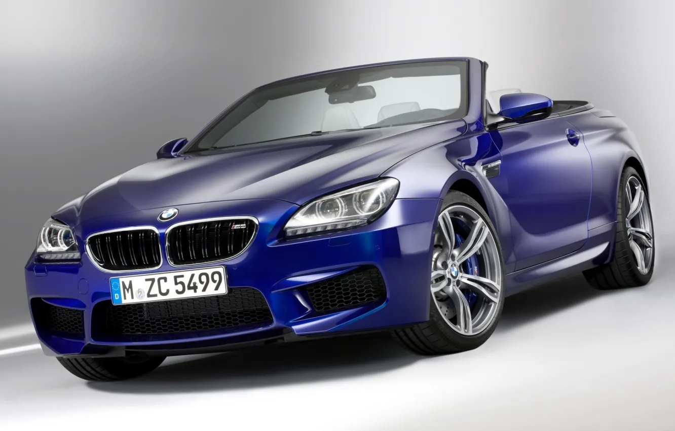 Photo wallpaper blue, background, lights, bmw, BMW, supercar, convertible, drives