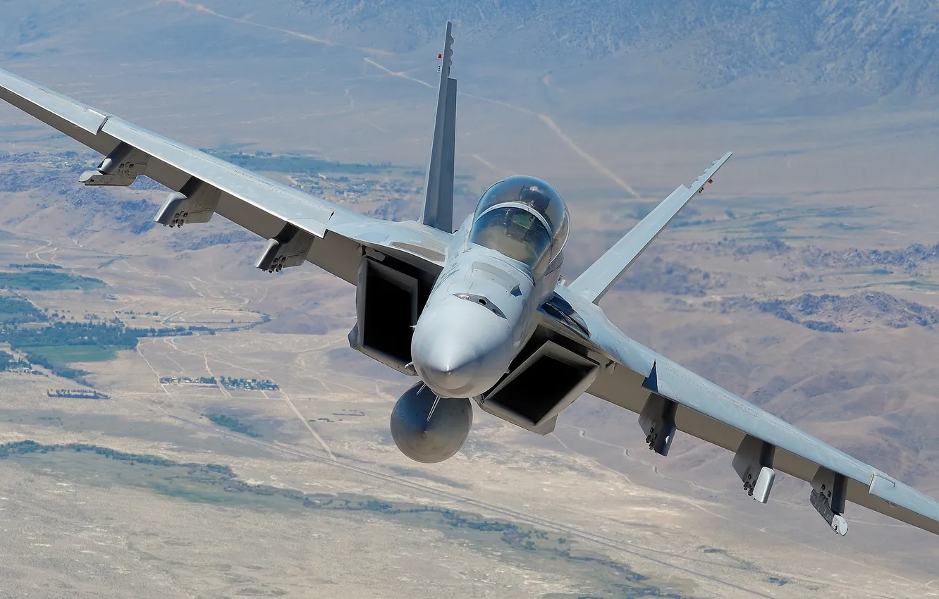 Photo wallpaper fighter, cabin, pilot, multipurpose, Hornet, CF-18