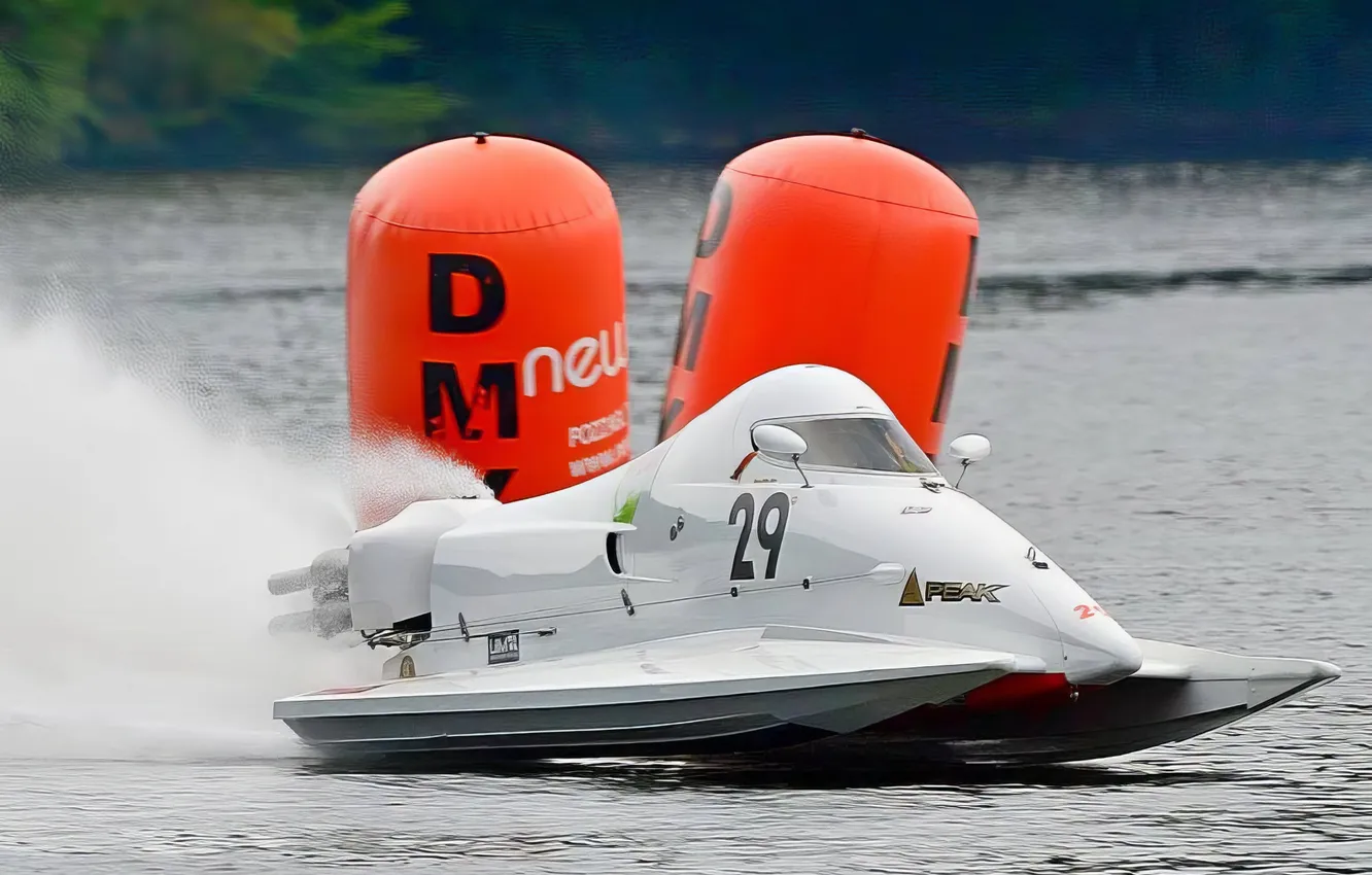 Photo wallpaper race, boat, speed